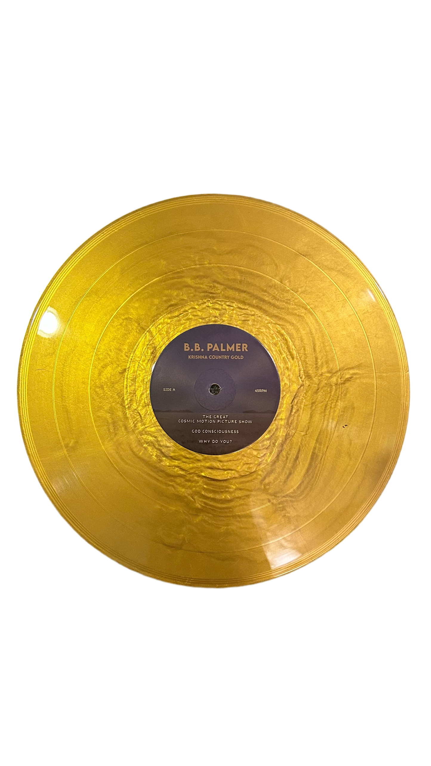 Limited Edition Gold Plated “Krishna Country Gold” Vinyl EP