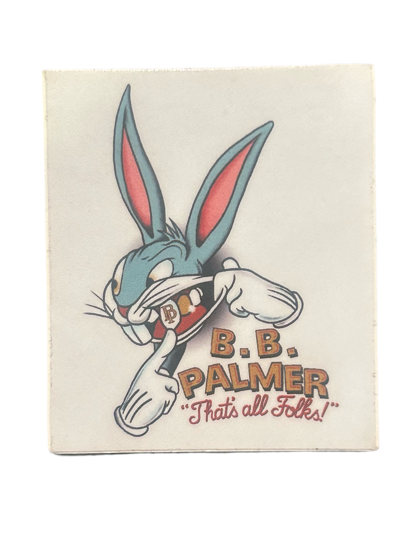 “Bugs Bunny” B.B. Palmer Sticker