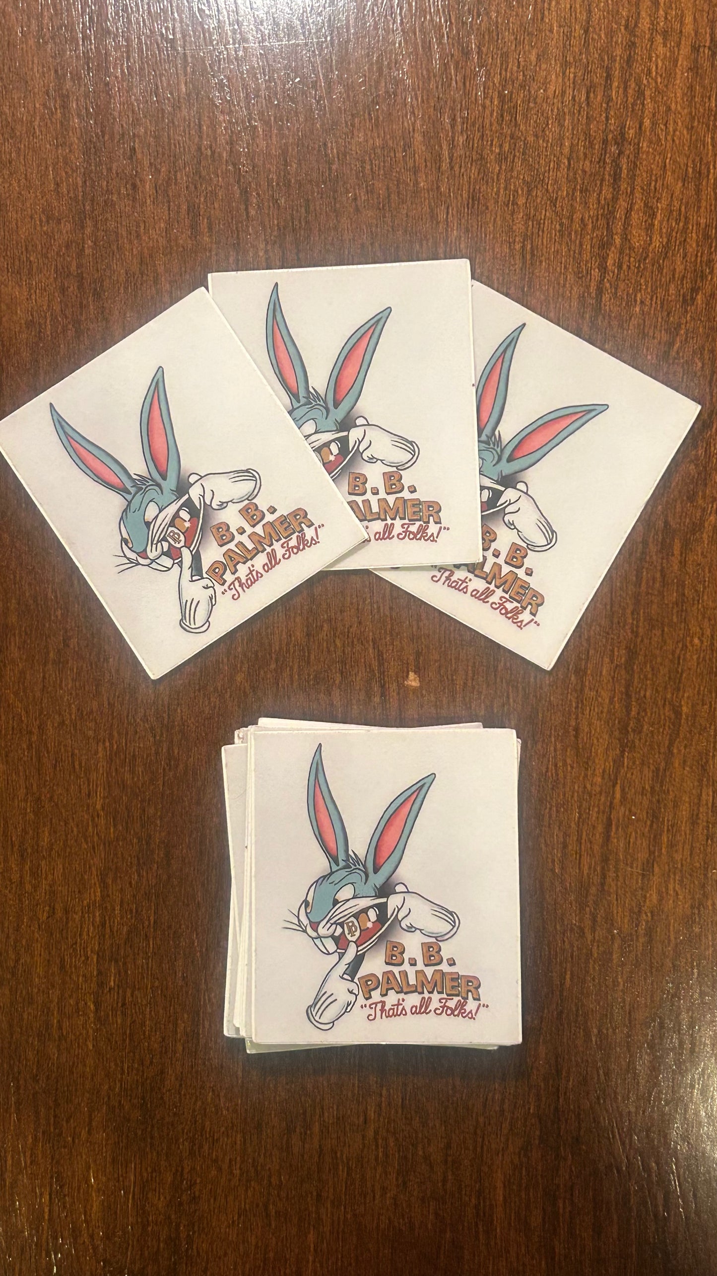 “Bugs Bunny” B.B. Palmer Sticker